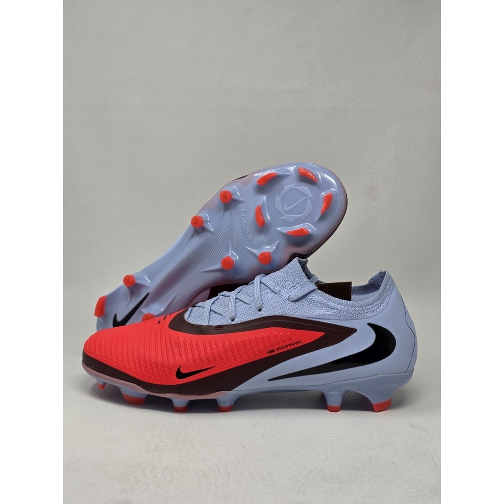 Nike Phantom 6 Low Pro FG Blue Crimson Soccer Cleats Mens Size 5 HJ4122-400 New